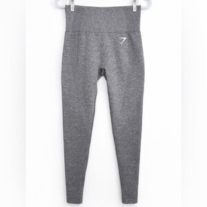 Gymshark Full Length Seamless  Leggings Grey | High Waist | Size S | Gym Workout